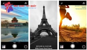 Hướng dẫn ứng dụng Timestamp Camera Free