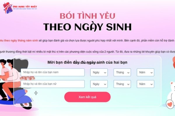 Bói tình yêu theo ngày sinh