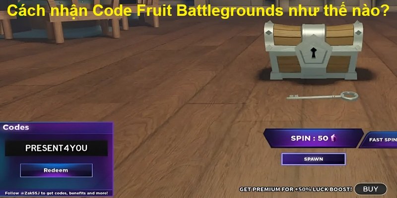 Cách nhận Code Fruit Battlegrounds như thế nào?