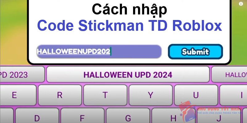 Cách nhập Code Stickman TD Roblox