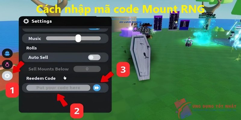 Cách nhập mã code Mount RNG