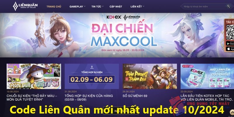 Code Liên Quân mới nhất update 10/2024