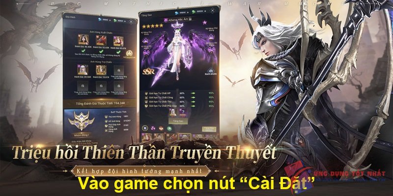 Vào game chọn nút “Cài Đặt”