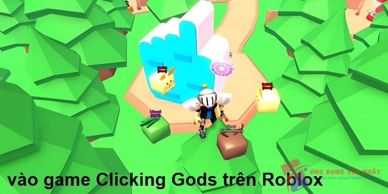 vào game Clicking Gods trên Roblox