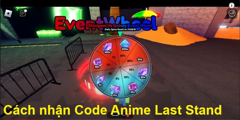 Cách nhận Code Anime Last Stand